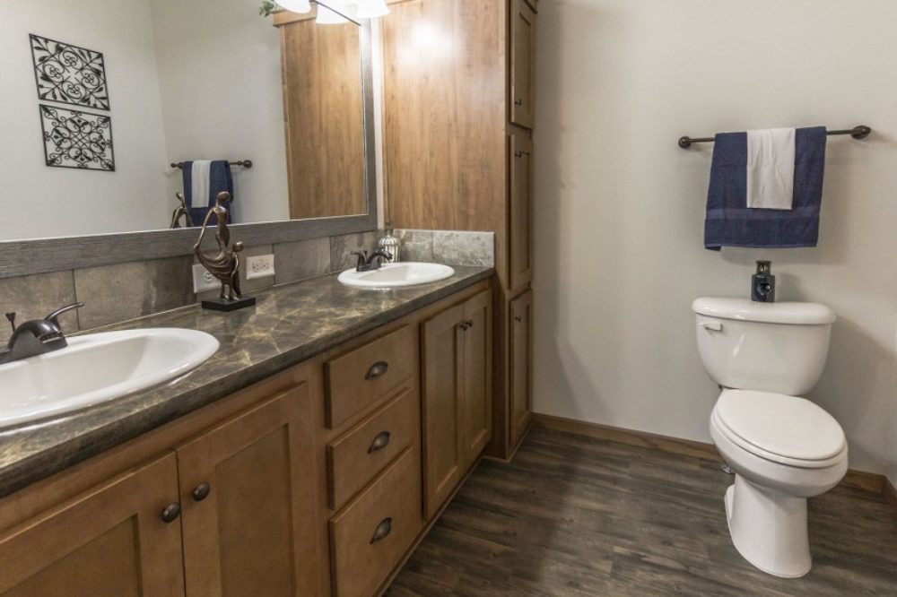 Stylish bathroom in a BonnaVilla modular home